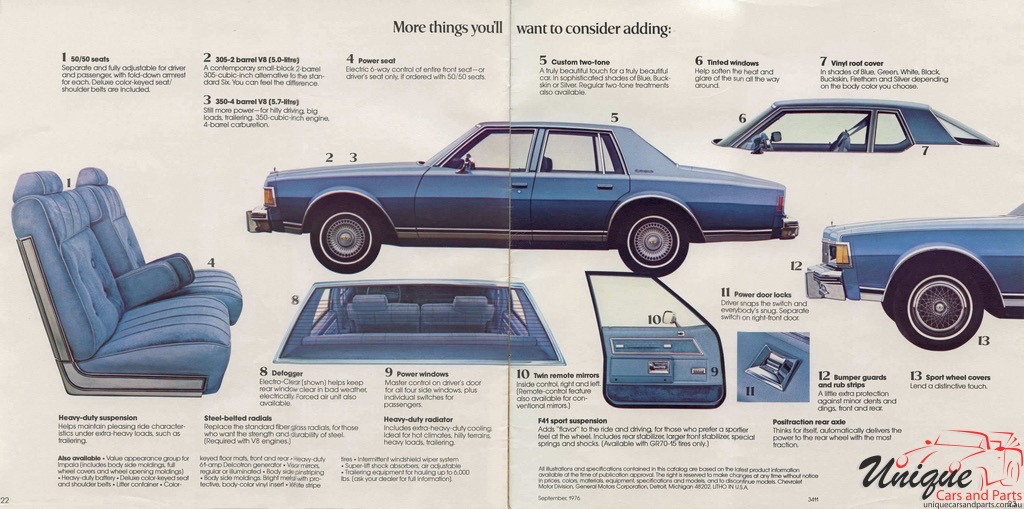 1977 Chevrolet Full-Size Brochure Page 6